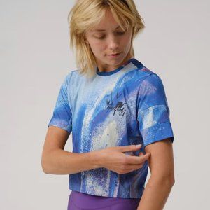 Women's Rapha + Ellen Paige Crop Technical T-Shirt - Size Large - NWOT